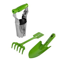 Набор садового инструмента, цельнометаллический, 3 предмета, Fresh Line, Palisad 18725