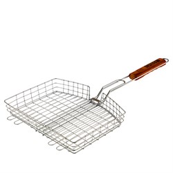 Решетка гриль 305 х 235 х 55 мм, объемная, хромированная Camping Palisad 18824