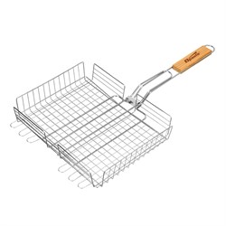 Решетка-гриль 240 х 310 х 55 мм, объемная хромированная Sparta 18827