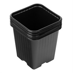 Горшочек для рассады, 90 х 90 х 95 мм, полистирол, 5 шт, 18874