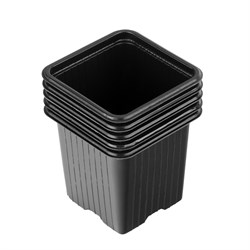 Горшочек для рассады, 70 х 70 х 65 мм, полистирол, 5 шт, 18878