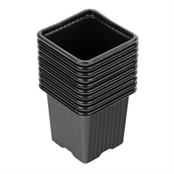 Горшочек для рассады, 70 х 70 х 65 мм, полистирол, 10 шт, 18879
