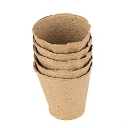 Горшочек для рассады, 80 х 80 мм, торфяной, 5 шт, 18885