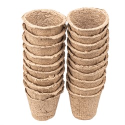 Горшочек для рассады, 60 х 60 мм, торфяной, 20 шт, 18890