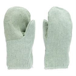 Рукавицы утепленные, брезентовые, огнеупорные, ватин, 2 размер Сибртех 18925