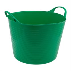 Ведро гибкое сверхпрочное, 40 л, зеленое, Сибртех 18959