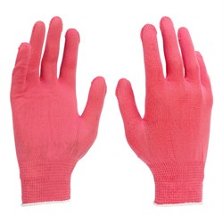 Перчатки Нейлон, 13 класс, цвет розовая фуксия, L 18986