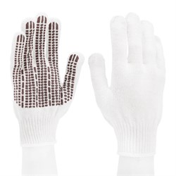 Перчатки трикотажные, ПВХ гель "Протектор", оверлок Сибртех 19003