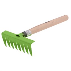 Грабли витые 8 - зубые, 160 х 390 мм, стальные, деревянная рукоятка, Агроном, Сибртех 19077