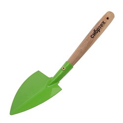 Совок посадочный широкий, 70 х 310 мм, стальной, деревянная рукоятка, Агроном, Сибртех 19081