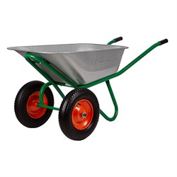Тачка садово-строительная, 2-х колесная, усиленная, грузоподъемность 320 кг, объем 100 л Palisad 19095