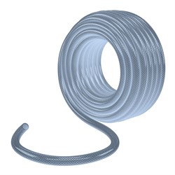 Шланг поливочный прозрачный армированный 3-х слойный, 3/4", 50 м Palisad 19190