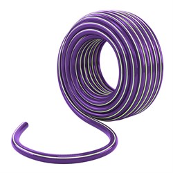 Шланг поливочный армированный, 3-х слойный, серия Violet, 1/2", 50 м Palisad 19201