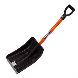 Лопата для уборки снега пластиковая, 275 х 345 х 890 мм, стальной черенок, Stels 19214