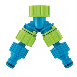 Разветвитель двухканальный, пластиковый Palisad Luxe 19243