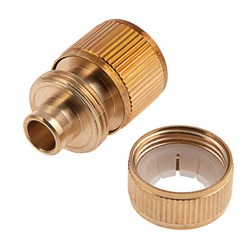 Соединитель латунный, быстросъемный для шланга 1/2 Palisad 19245