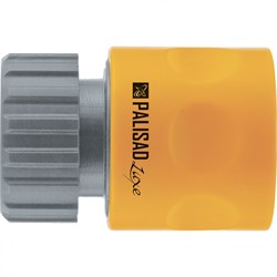 Соединитель пластмассовый, быстросъемный, внутренняя резьба 3/4, аквастоп, однокомпонентный Palisad Luxe 19256