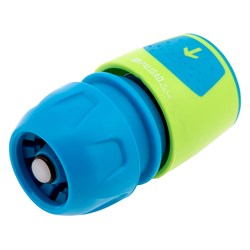 Соединитель быстросъемный для шланга 1/2-3/4, аквастоп, АВС-пластик Palisad Luxe 19259