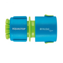 Соединитель пластмассовый, быстросъемный для шланга 1/2, аквастоп, Luxe Palisad 19261