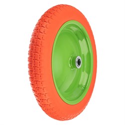 Колесо полиуретановое 3.00-8, длина оси 90 мм, подшипник 20 мм Сибртех 19309