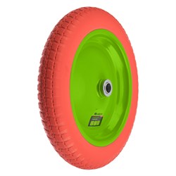 Колесо полиуретановое 3.00-8, длина оси 80 мм, подшипник 20 мм Сибртех 19310