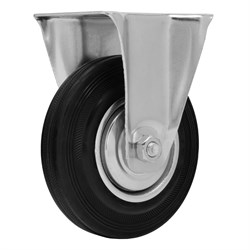 Колесо неповоротное D 125 мм, крепление  платформенное Сибртех 19319