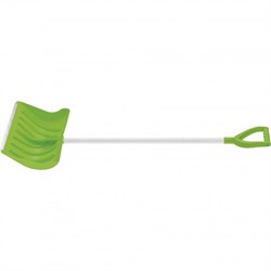 Лопата для уборки снега пластиковая Profi, 500 х 330 х 1340 мм, стальной черенок, Сибртех 19385