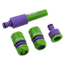 Набор для подключения шланга 1/2, распылитель, 3 адаптера к распылителю Palisad 19453