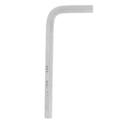 Ключ имбусовый HEX, 7 мм, 45x, закаленный, никель Сибртех 15010