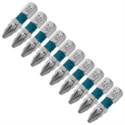 Бита РZ2 х 25, сталь S2, 10 шт. Gross 14561