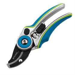 Секатор с наковальней, 205 мм, регулировка захвата, алюминиевые рукоятки, Luxe, Palisad 19555