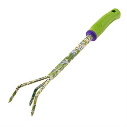 Рыхлитель 3 - зубый, 60 х 415 мм, стальной, пластиковая рукоятка, Flower Green, Palisad 19578