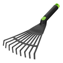 Грабли веерные 9 - зубые, 175 х 350 мм, пластиковые, Nylon, Palisad 19589