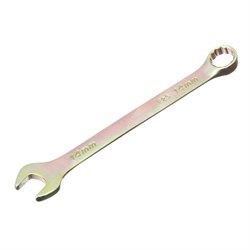 Ключ комбинированный, 14 мм, желтый цинк Сибртех 15027