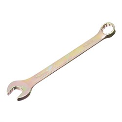 Ключ комбинированный, 15 мм, желтый цинк Сибртех 15028