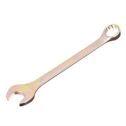 Ключ комбинированный, 27 мм, желтый цинк Сибртех 15032