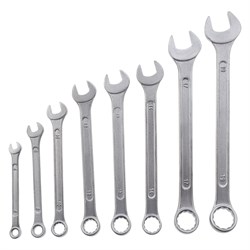 Набор ключей комбинированных, 6-19 мм, хромированные, 8 шт, Sparta 15100