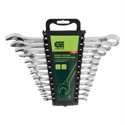 Набор ключей комбинированных, 6-22 мм, CrV, 12 шт Сибртех 15104