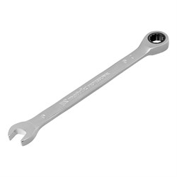 Ключ комбинированный трещоточный, 9 мм, CrV, зеркальный хром Matrix Professional 15154