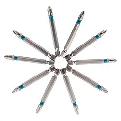 Набор бит РН2 х 70, сталь S2, 10 шт. Gross 14571