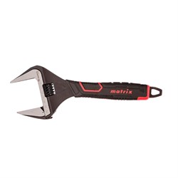 Ключ разводной, тонкие губки, фосфатированный, двухкомпонентная рукоятка, 300 мм, PRO Matrix 15244