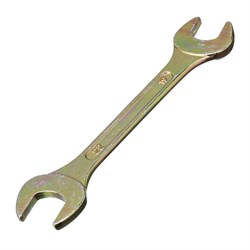 Ключ рожковый, 19 х 22 мм, желтый цинк Сибртех 15251