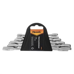 Набор ключей рожковых, 6 х 17 мм, 6 шт, хромированные Sparta 15285