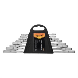 Набор ключей рожковых, 6 х 22 мм, 8 шт, хромированные Sparta 15289