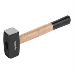 Кувалда, 1000 г, кованая головка, деревянная двухцветная рукоятка Sparta 15396