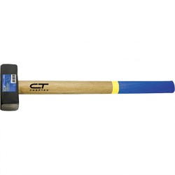 Кувалда, 3000 г, кованая головка, деревянная рукоятка Сибртех 15401