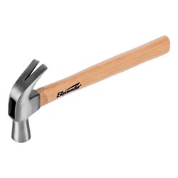 Молоток-гвоздодер, 450 г, боек 27 мм, деревянная рукоятка Sparta 15497