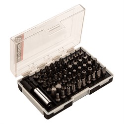 Набор бит с магнитным держателем, CrV, 61 шт. Matrix 14607