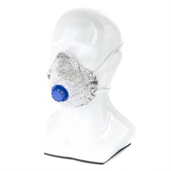 Полумаска фильтрующая (респиратор) c угольным слоем, с клапаном выдоха, FFP1, 10 шт Сибртех 14519