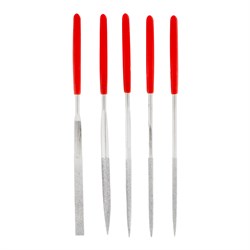 Набор надфилей алмазных, 140 х 50 х 3 мм, 5 шт Matrix 15579